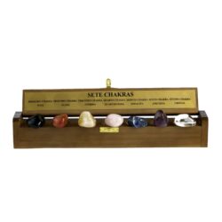 Kit 7 Chakras Pedras Naturais Na Caixa