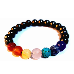 Pulseira 7 Chakras Hematita Feminina