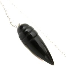 Pêndulo Egípcio Cristal Obsidiana