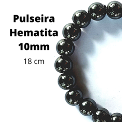 Pulseira Hematita 10mm Feminino