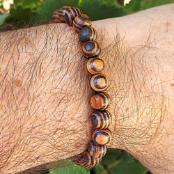 Pulseira Madeira Black Walnut 8mm