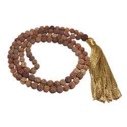 Japamala Rudraksha 108 Contas Terço Indiano