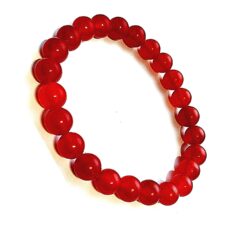 Pulseira Ágata Vermelha 8mm