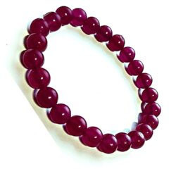 Pulseira Pedra Jade Rubi Feminino